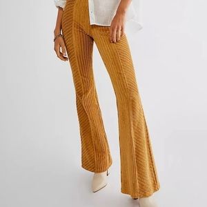 FP Pull-On Velvet Flare Pants